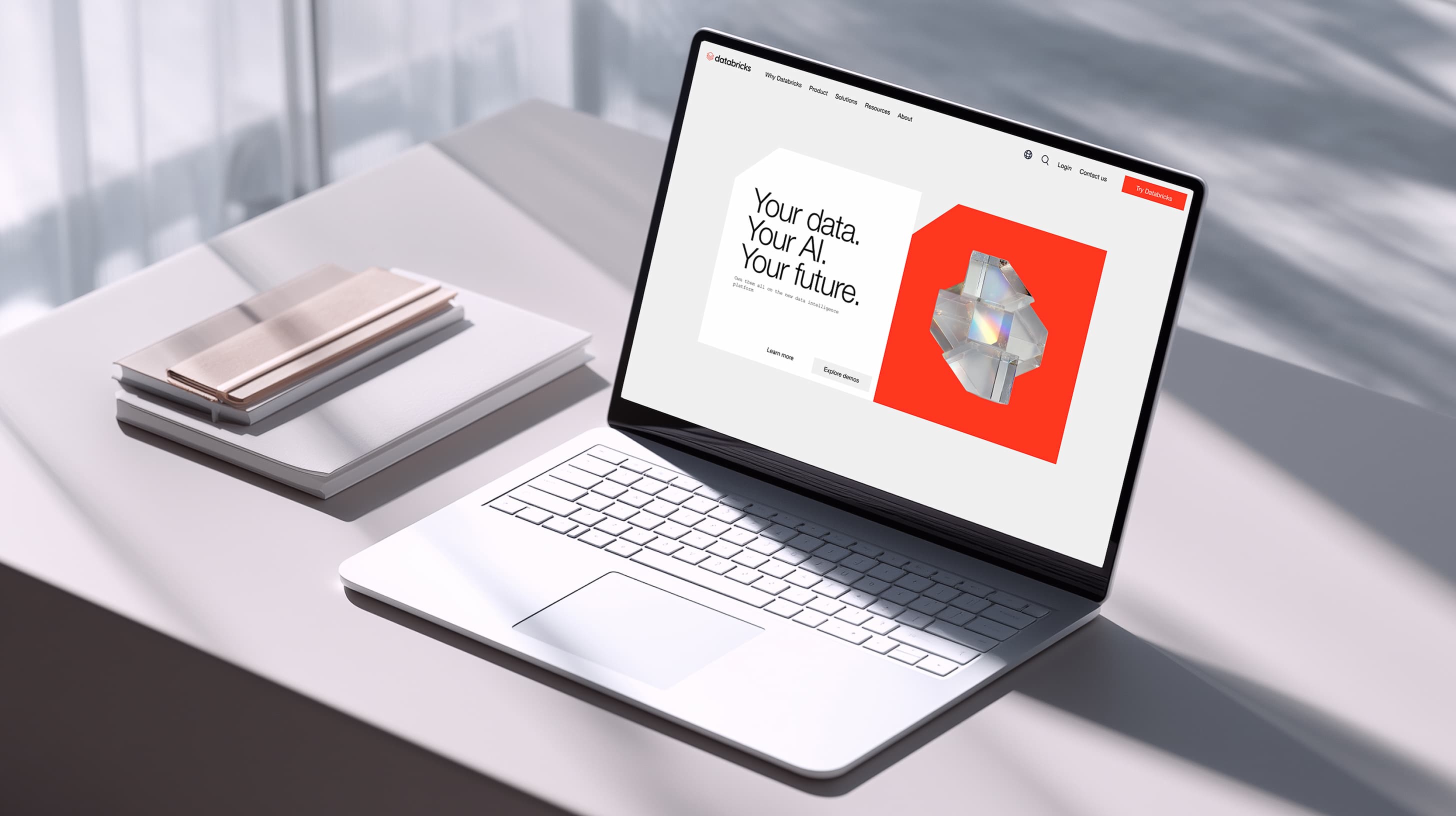 Landing page mockup
